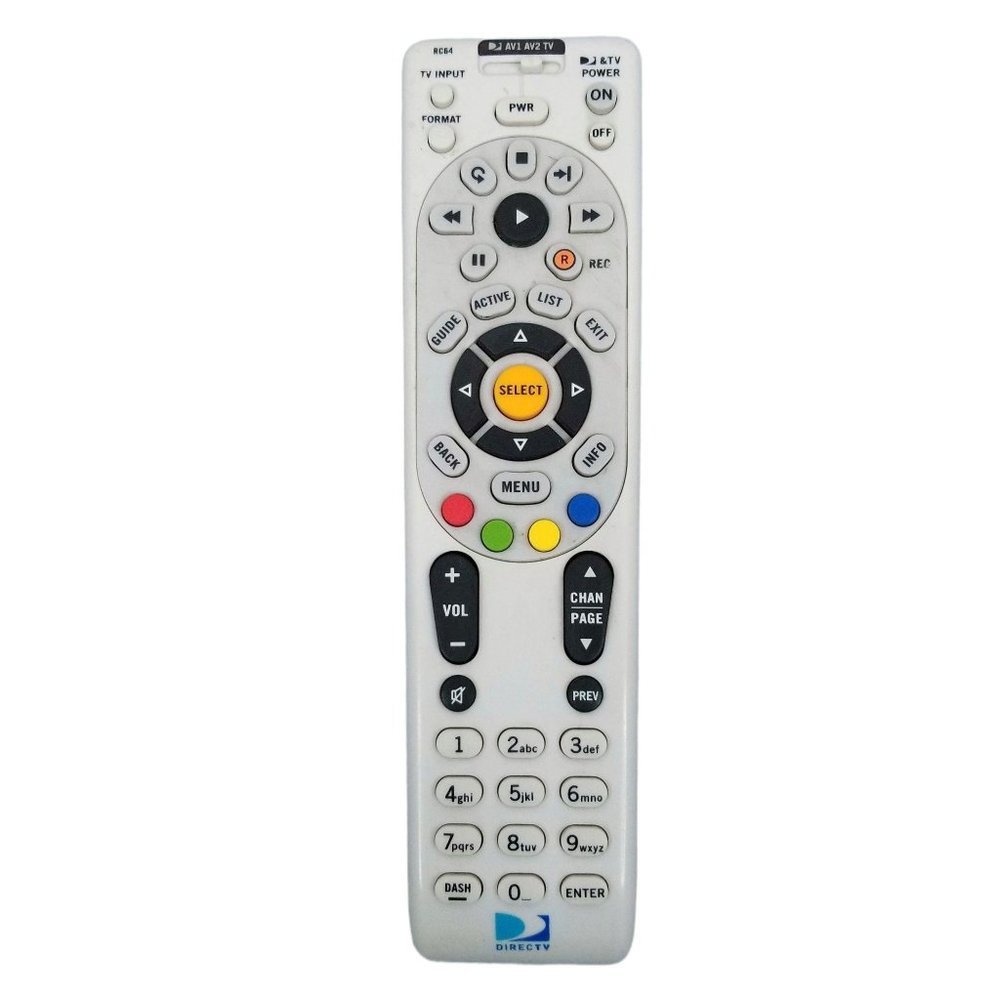 Directv RC64 Universal IR Remote Control Tested